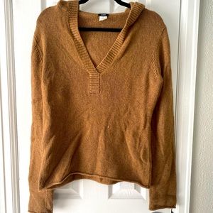 J•Crew Hooded wool blend sweater size M